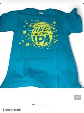 Brand new in bag Hazy Little Thing IPA Tee - Turquoise size S get all 3 shirts